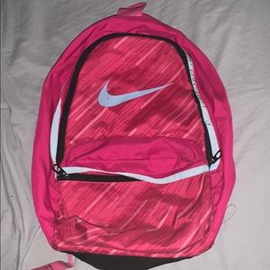 Pink Nike backpack